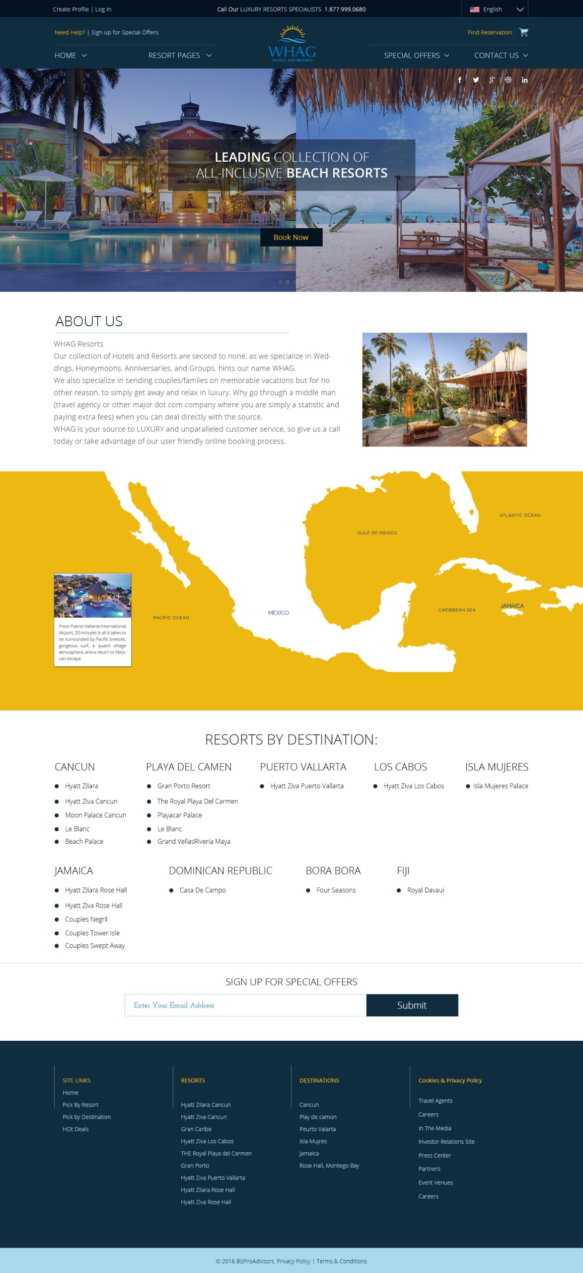 Hospitality booking — Hotels website by One Source Soft